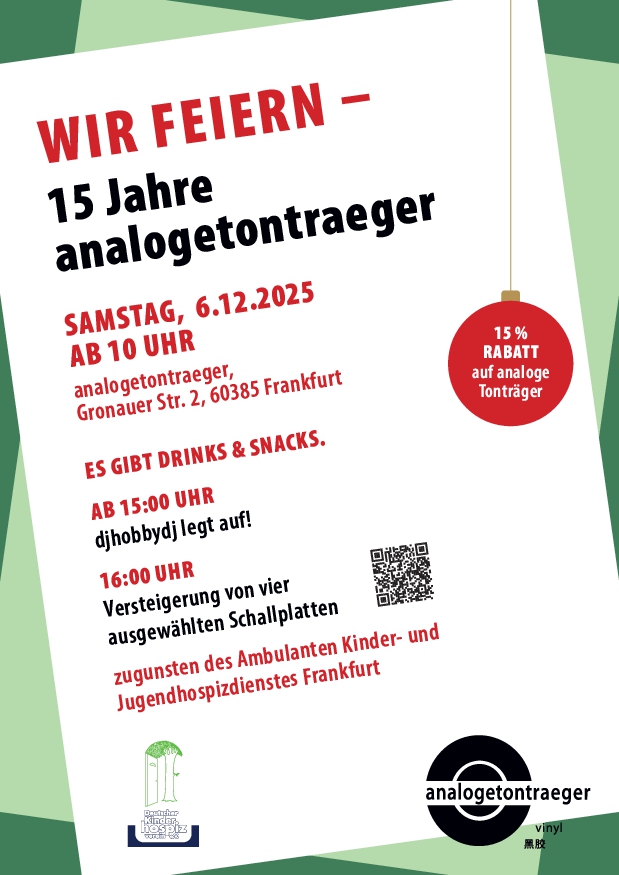 Kinderhospizdienst Frankfurt Versteigerung LPs